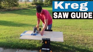 KREG RIPCUT CIRCULAR SAW GUIDE REVIEW KMA2685 [upl. by Trovillion249]