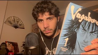 ASMR Manga Tapping Scratching Ramble Vagabond whispered [upl. by Charbonneau]