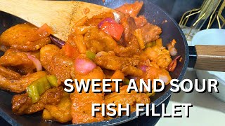 Sweet and Sour Fish Fillet  How to make Sweet and Sour Sauce Fish Fillet  Easy Fish Fillet Recipe [upl. by Nahsad]