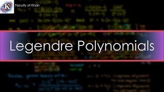 Legendres ODE II Deriving a formula for Legendre Polynomials [upl. by Dnomayd]