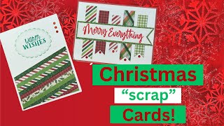 Make Homemade Cards From Your Paper Scraps This Christmas useyourscraps [upl. by Annahsad]