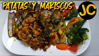 Patatas y Mariscos al Ajillo [upl. by Toma]