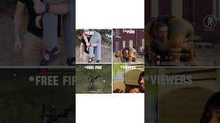 Pubg vs free fire funny video 😂😂 [upl. by Hachmin]