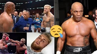 Mike Tyson détruit Jake Paul avec un coup de poing KO dans une confrontation explosive [upl. by Ahcrop256]