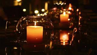 Flickering Candles Burning  Autumn Sleep amp Reading Ambience amp Sound [upl. by Marceau484]