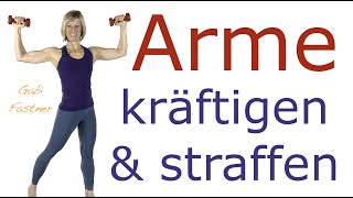 🍎 32 min Oberkörper und Arme kräftigen und straffen  HantelWorkout für Geübte [upl. by Pirali]