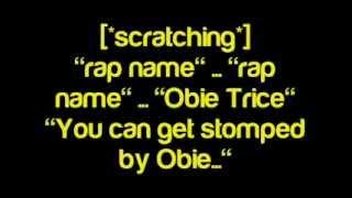 Obie Trice  Rap Name  Lyrics [upl. by Heddy43]