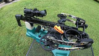 Sighting in my Mission Sub 1 Crossbow for Deer Season [upl. by Inol]