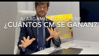 ¿CUÁNTOS CM SE GANAN con la CIRUGÍA de ALARGAMIENTO de PENE [upl. by Gusti]