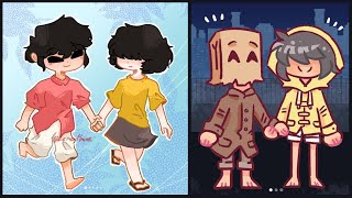 Seat Mate Part 13 Little Nightmares AU Comic Dub [upl. by Akaenahs988]