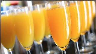 How to Make A Mimosa The Best Mimosa Recipe  Classic Mimosa Cocktail [upl. by Ahcsim493]