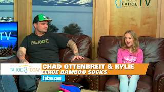 Tahoe Today InStudio Eekoe Bamboo Socks with Chad Ottenbreit amp Rylie [upl. by Ynnal]