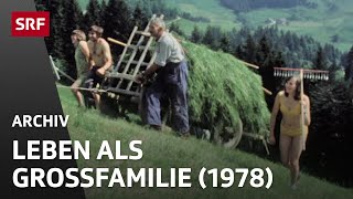 Leben als Grossfamilie  Bergbauernhof im Emmental  SRF Archiv [upl. by Bergin214]