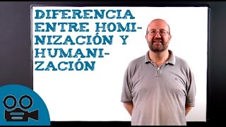 Diferencia entre Hominización y Humanización [upl. by Bibbye]