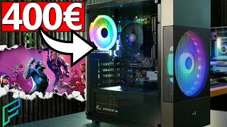 Je MONTE un PC GAMER à 400€ en 2021 Test sur Fortnite Apex R6S GTAV Warzone Valorant [upl. by Sheri13]