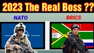 NATO vs BRICS Military Power Comparison 2023 BRICS vs NATO Military Comparison  brics vs nato [upl. by Aneeled]