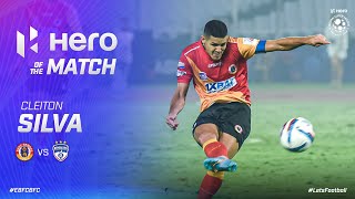 Hero of the Match  Cleiton Silva  East Bengal FC 21 Bengaluru FC  MW 13 Hero ISL 202223 [upl. by Skell2]