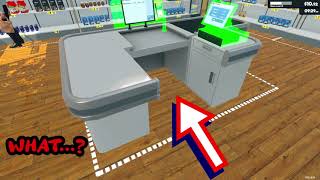 Supermarket simulator bug cash register problems [upl. by Wilden858]