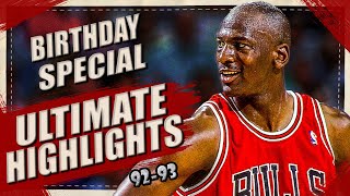 MJ Birthday Special  The Ultimate Michael Jordan Highlights 199293 Edition [upl. by Asilahs418]