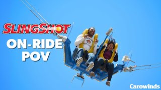 Slingshot at Carowinds Official OnRide POV [upl. by Ailyt457]