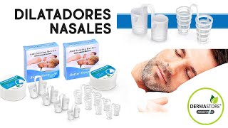 Set de Dilatadores Nasales Anti Ronquido Para Respirar Mejor y No roncar  DERMASTORE Argentina [upl. by Nosyt839]