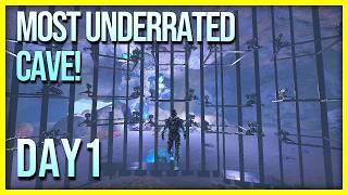 Claiming The MOST UNDERRATED CAVE In ARK  Solo RoyaltyARK PVP [upl. by Eimme803]