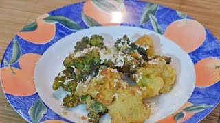 Como Preparar Tempura de Brocoli y Coliflor CocinaTv por Juan Gonzalo Angel [upl. by Ruphina]