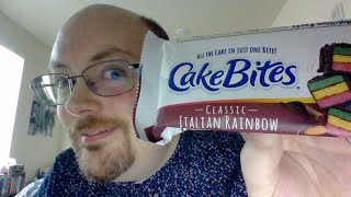 Cake Bites® Classic Italian Rainbow Taste Test [upl. by Anaile]