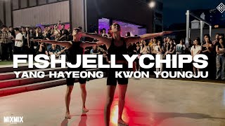 FISHJELLYCHIPS YANG HAYEONG KWON YOUNGJU  游泳 X CHANNEL 201  MIXMIX SEOUL [upl. by Atinot593]