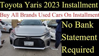 Toyota Yaris 2023 On Easy Installment  Used Cars On Installment  Easy Installment Plan [upl. by Walling932]