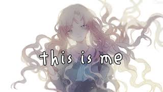 Nightcore → This Is Me KeshaLyrics [upl. by Arev]