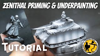 Zenithal Priming amp Underpainting Tutorial [upl. by Ycnaffit]