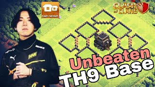 TH9 WAR BASE WITH LINK Best TH9 anti 3 star war base 2024 COC TH9 Base After Update [upl. by Atiuqrahs985]