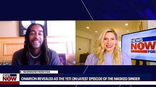 The Masked Singer Omarion revealed as the Yeti full interview [upl. by Nawiat]