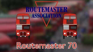 Routemaster 70  Chiswick Business Park [upl. by Onitnatsnoc]