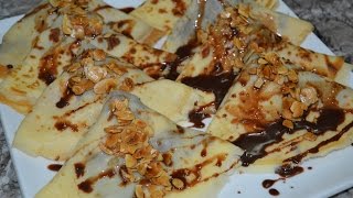 كريب حلو بالشكلاط  Crêpe sucré [upl. by Jenifer698]