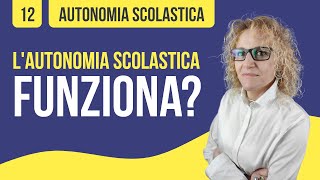 Lautonomia scolastica funziona [upl. by Thorma]