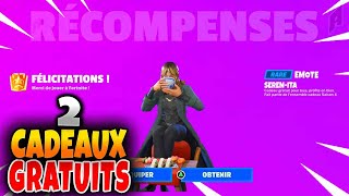 ces 2 Cadeaux GRATUITS Disparait 24h Fortnite [upl. by Ahsotan257]