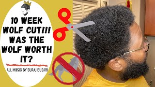 360 WAVES 10 WEEK WOLF HAIRCUT coarsehairedkingz [upl. by Adolph]