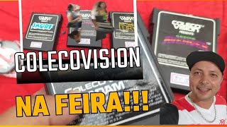 Coleco Vision  jogos na feira do rolo [upl. by Boleslaw]