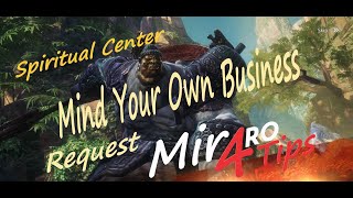 MIR4 Mind Your Own Business Request Spiritual Center Mir4RoTips [upl. by Ardnayek642]