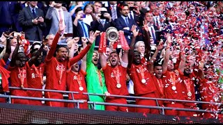 Liverpool’s FA Cup final trophy celebration 🏆  ESPN FC [upl. by Rehpotsyrhc]