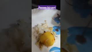 paneer biryani very easy  healthy plz like and subscribe [upl. by Meris]