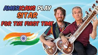 Americans Play SITAR for the first time [upl. by Devlen]