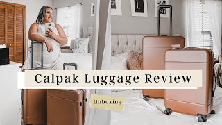 CALPAK Luggage Review unboxing and first impressions AsSeenByLauren [upl. by Huskey]