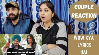 ME and MY GIRLFRIEND  Sidhu Moose Wala  The Kidd  Moosetape  Couple Reaction Video [upl. by Enytsirk93]