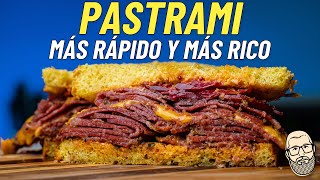 ¿Cómo Hacer Pastrami SIN PASAR HORAS EN EL AHUMADOR [upl. by Atteoj287]