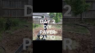 Day 2 DIY Paver Patio See comments for details lowespartner ad diy outdoorliving [upl. by Dragoon912]