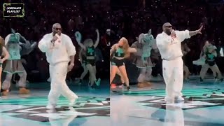 Rick Ross Performs Live at WNBA Finals After Evacuating For Hurricane Milton HD Crowd Goes CRAZY [upl. by Aliber]