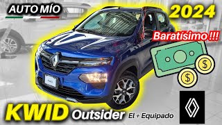 RENAULT KWID OUTSIDER 2024 😱 Transmisión Manual TODOS los DETALLES ¢¢ Baratísimo kwid renaultkwid [upl. by Weaver]